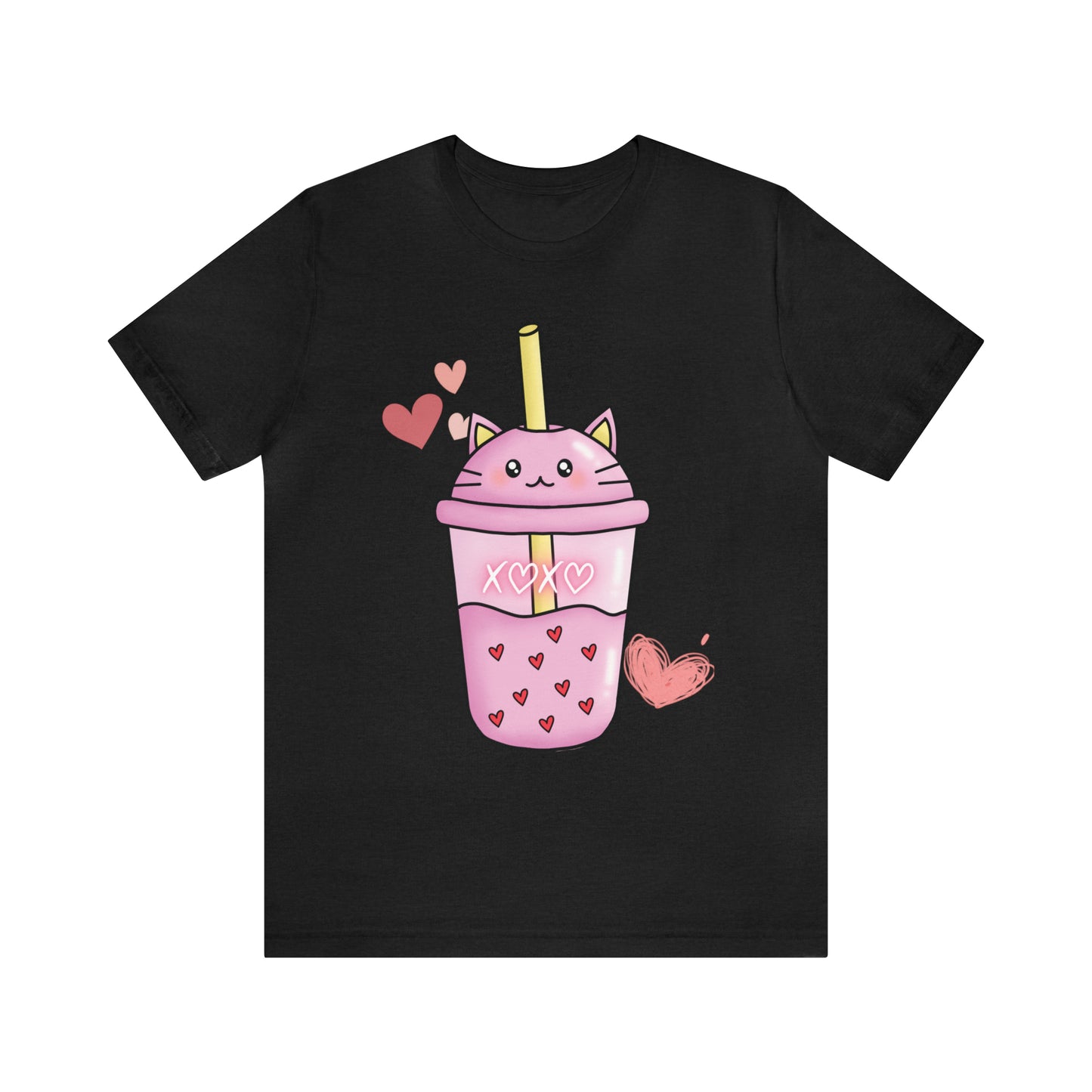 Boba Cat Graphic Tshirt