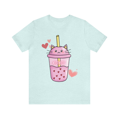 Boba Cat Graphic Tshirt