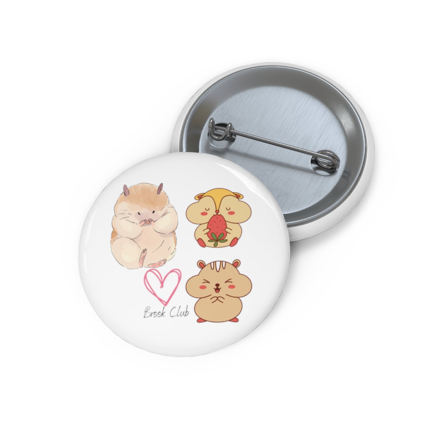 Chipmunk Pin Buttons